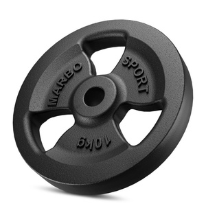 Greutăti din font Tri-Grip 10 kg cu gaură ø31 mm - Marbo Sport