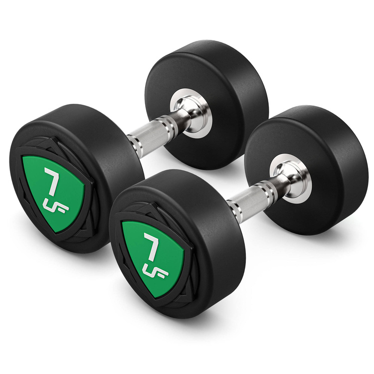 Set de gantere din poliuretan 1-10 kg (creșteri de 1 kg) 110 kg + suport pentru haltere UR-S005 - UpForm