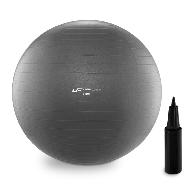 Minge de gimnastică 75 cm grafit UpForm