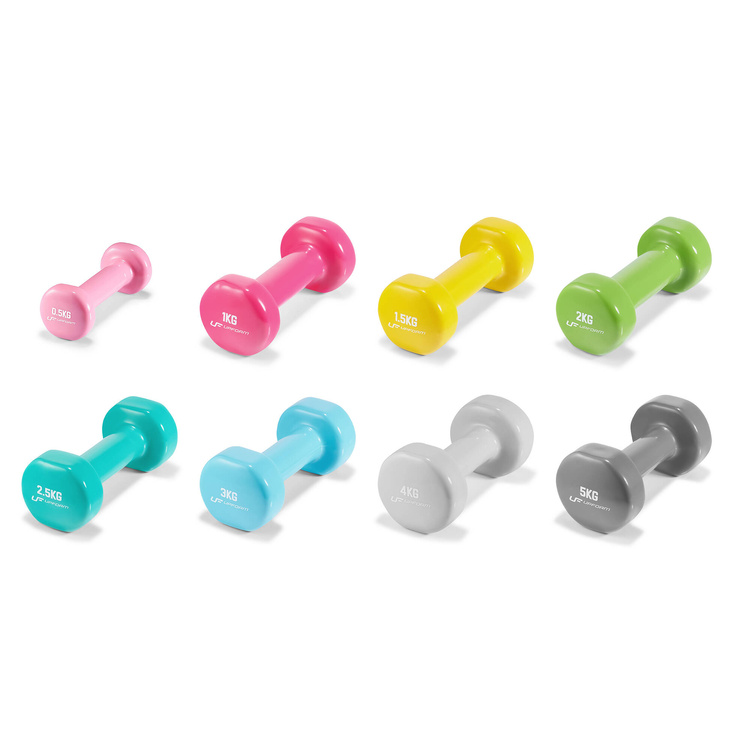 Set de gantere din vinil (8 buc) 19,5 kg - UpForm