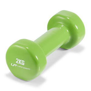 Set de gantere fitness din vinil 12 kg cu suport – UpForm