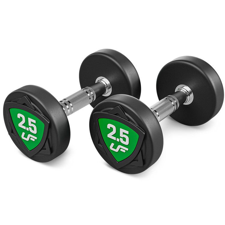 Set de gantere din poliuretan 2,5-25kg (creșteri de 2,5 kg) 275 kg - UpForm