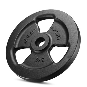 Greutăti din font Tri-Grip 5 kg cu gaură ø31 mm - Marbo Sport