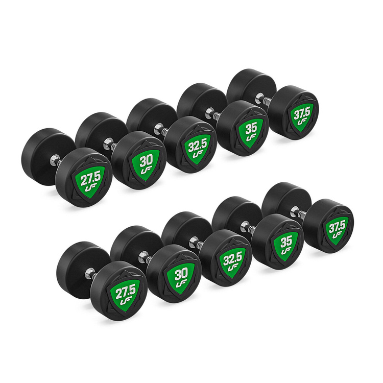 Set de gantere din poliuretan 27,5-37,5kg (creșteri de 2,5 kg) 325 kg - UpForm