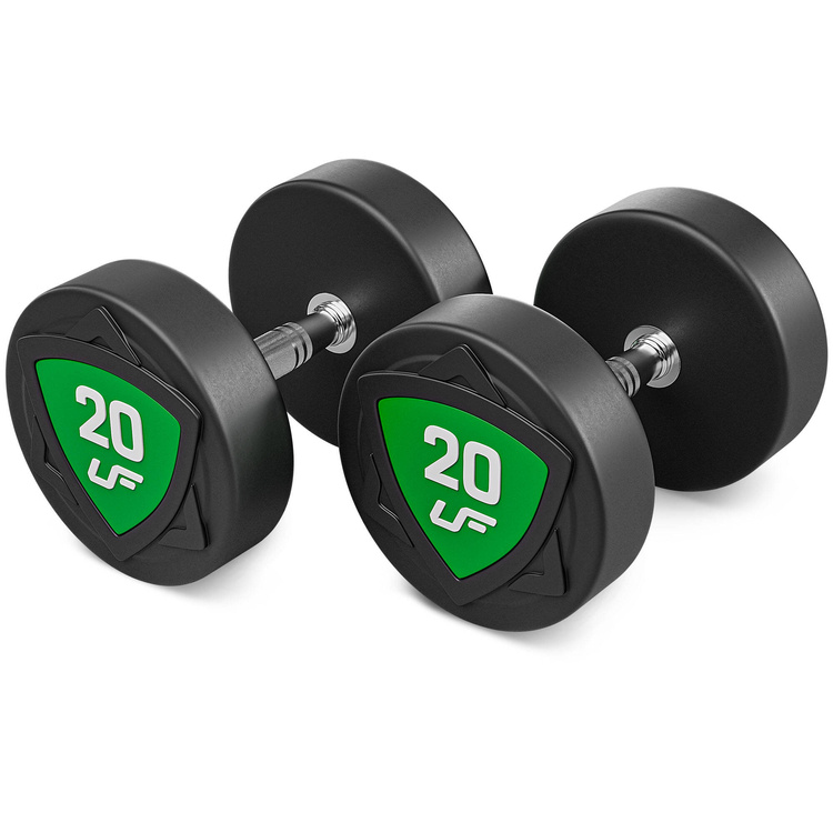 Set de gantere din poliuretan 2,5-25kg (creșteri de 2,5 kg) 275 kg - UpForm