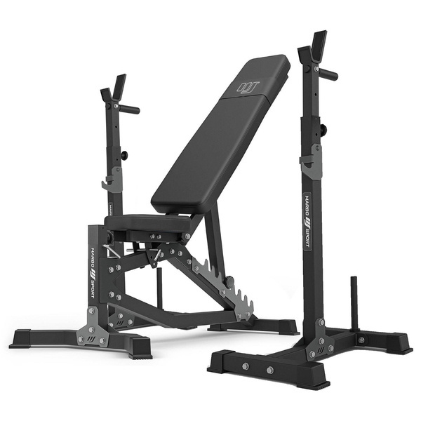 Set MS30_2.0 | Banca de antrenament cu reglare dublă + standuri multilevel - Marbo Sport