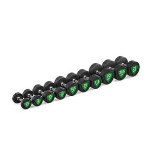 Set de gantere din poliuretan 2,5-25kg (creșteri de 2,5 kg) 275 kg - UpForm