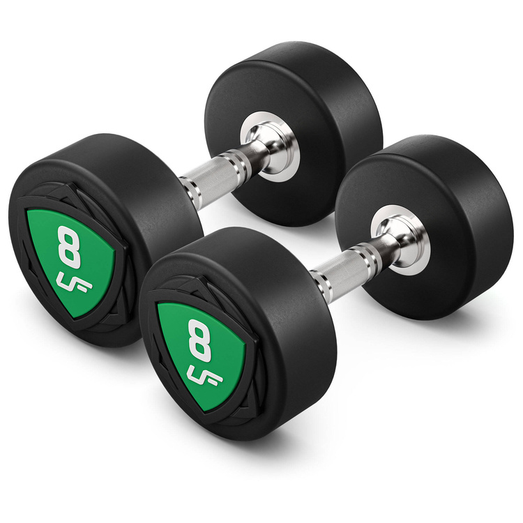 Set de gantere din poliuretan 1-10 kg (creșteri de 1 kg) 110 kg + suport pentru haltere UR-S005 - UpForm