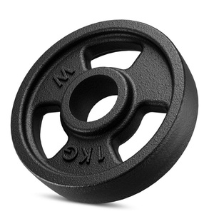 Greutăti din font Tri-Grip 1 kg cu gaură ø31 mm - Marbo Sport