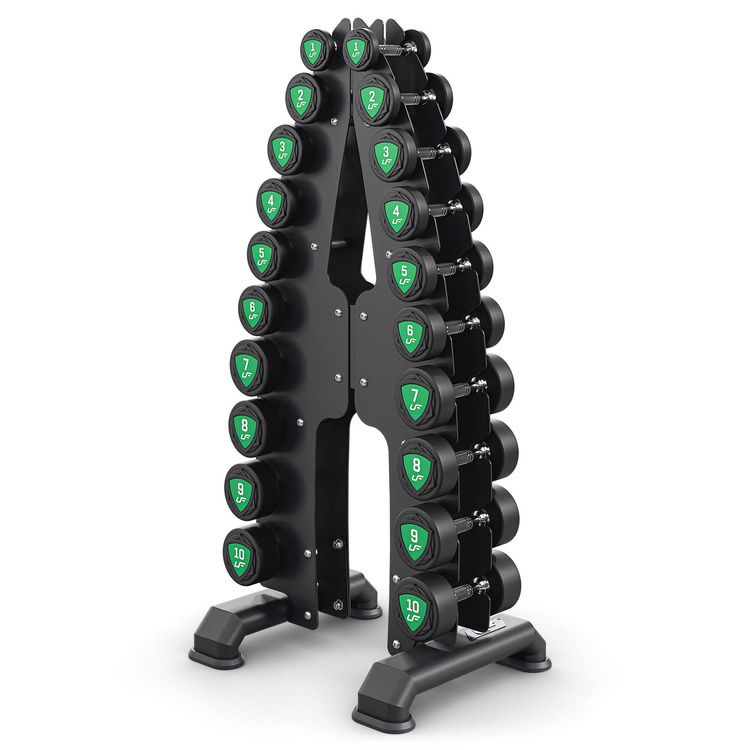 Set de gantere din poliuretan 1-10 kg (creșteri de 1 kg) 110 kg - UpForm