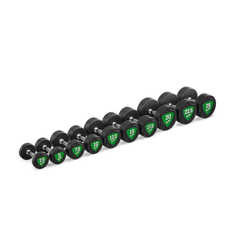 Set de gantere din poliuretan 2,5-25kg (creșteri de 2,5 kg) 275 kg - UpForm