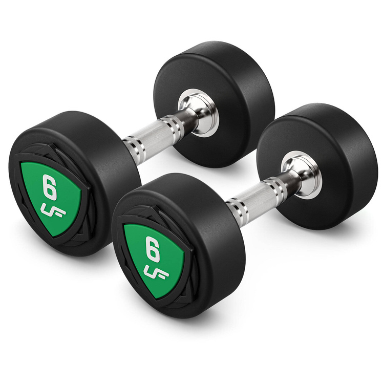 Set de gantere din poliuretan 1-10 kg (creșteri de 1 kg) 110 kg + suport pentru haltere UR-S005 - UpForm