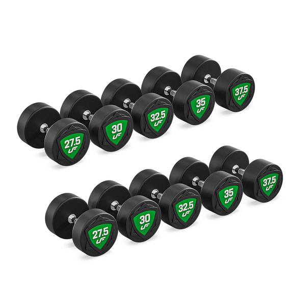 Set de gantere din poliuretan 27,5-37,5kg (creșteri de 2,5 kg) 325 kg - UpForm