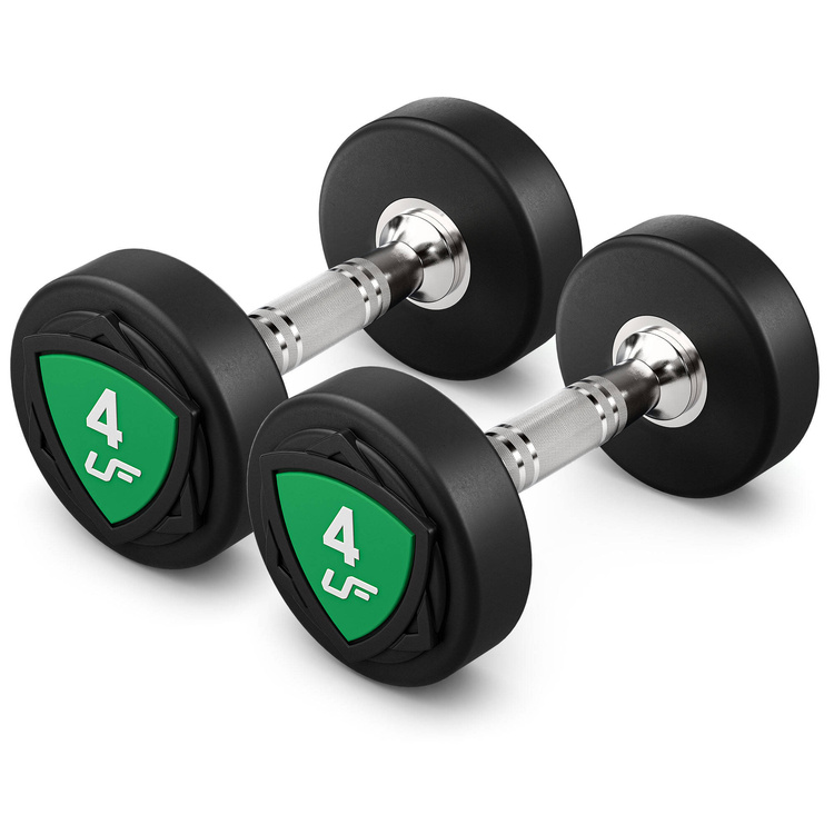 Set de gantere din poliuretan 1-10 kg (creșteri de 1 kg) 110 kg + suport pentru haltere UR-S005 - UpForm