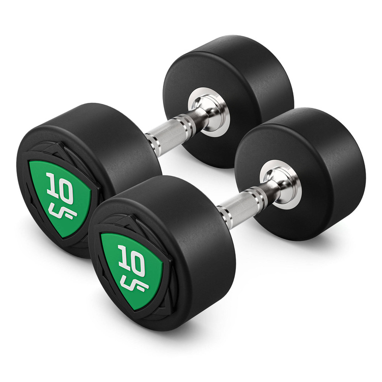 Set de gantere din poliuretan 1-10 kg (creșteri de 1 kg) 110 kg + suport pentru haltere UR-S005 - UpForm
