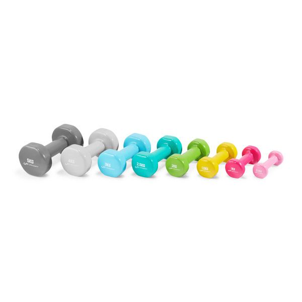 Set de gantere din vinil (8 buc) 19,5 kg - UpForm
